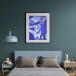 Présentation de l'œuvre au pastel sec Insomnie collection Outrebleu de Sabine Jouon