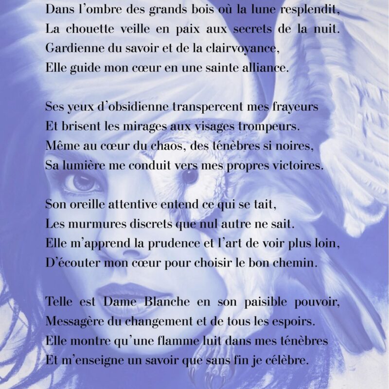 La Dame Blanche-poéme-Sabine Jouon